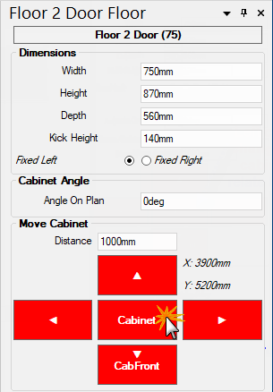 Click to view Cabinet vs Page settings